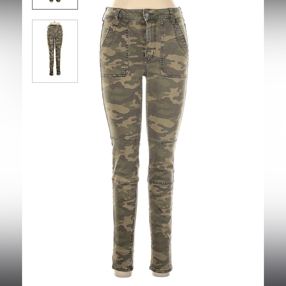 camouflage american eagle jeans
